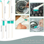18 Pcs Small Household Cleaning Brushes by ELEMGULY, Deep Detail Crevice Brush - Image 3