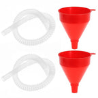 Flexible Fuel Funnel with Long Hose Plastic Small Wide Mouth Filling Funnel Car - Image 11