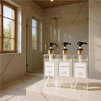 Modern Gold Design Large 27 oz Shampoo and Conditioner Dispensers - Image 7