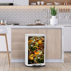 13.2 Gal Kitchen Trash Can, 50L Recycling or Garbage Bin, Brushed Stainless - Image 4
