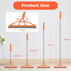 2-in-1 Air Broom, 180° Rotating 54 Inch Adjustable Silicone Rubber Broom - Image 2