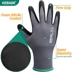 Kebada W5 Work Gloves Bulk Pack, Foam Nitrile Coated Working Gloves - Image 7