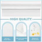 Tudomro 2 Roll Disposable Non Woven Bed Sheets 24 x 71 Inch Massage Table Paper - Image 3