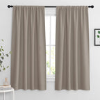 RYB HOME Blackout Curtains 63 inches Long by RYBHOME