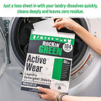 Rockin' Green Active Wear Travel Laundry Detergent Sheets Unscented - Image 4