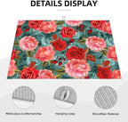 Floral Boho flowers Dish Drying Mat - Image 4