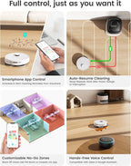Lefant LiDAR Robot Vacuum and Mop, All-in-One Dock, 56-Day Self-Emptying - Image 10