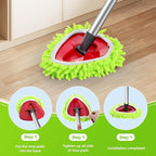4 Pcs Spin Mop Heads Replacements & 1 Base Set - Image 4