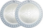 2PCS Shower Drain Hair Catcher, Shower Drain Strainer, Stainless Steel by Seatery