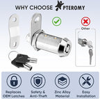 PTEROMY 5 Pack Cabinet Lock - Image 2