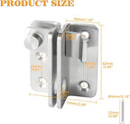 Alise Flip Latch Gate Latch, Shed Door Latch Barn Door Lock Shed Lock Shed Latch - Image 2