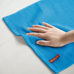 Artoid Mode 100% Cotton Sky Blue Waffle Weave Kitchen Dish Cloths, 12x12 Inch - Image 5