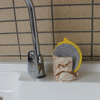 Natural Pink Marble Sponge Holder - Image 2