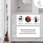 Upgrade Broom with Dustpan Combo Set, Broom and Dustpan Set with 51'' Long - Image 7