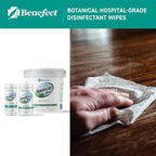 Benefect Botanical Disinfectant Wipes – 1, 500 Sanitizing Wipes. 6 Pack of 250 - Image 2