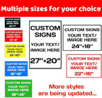 Aluminum Weatherproof Metal Sign - Image 5