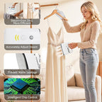 Mini Steamer＆Iron 2 in 1 Garment Steamer, Portable Travel Size Steam Iron - Image 4