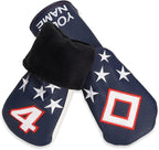 Blue and White Stars Hybrid Iron Head Covers - Image 6
