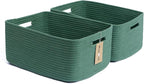 Large Storage Baskets for Shelves, Closet Organizers Bins for Clothes Blanket by MiniArkStorageBasketsHome