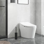 304 Stainless Steel Toilet Bowl Brush and Holder Set, Circular Floor Toilet - Image 7