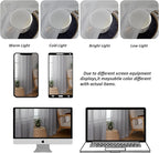 Chyhomenyc Light Grey Sheer Curtains 36 inch Length 2 Panels, Light Filtering - Image 6