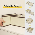 Cupic Cupid Drawer Organizer, Dresser Organizers, Foldabe Drawer Organizer - Image 5