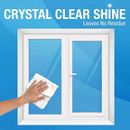 MiracleWipes for Glass, Disposable and Streak Free Cleaning Wipes for Mirrors - Image 2
