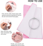SEVENWELL Silver Polishing Cloth, Jewelry Cleaner Cloth - Image 5