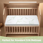 Mattress Protector Soft Crib Rayon Bamboo Waterproof Mattress Pad Cover - Image 4