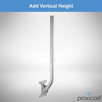 12 inch Stainless Steel Extension Pole - Image 5