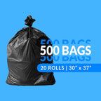Reli. 16-25 Gallon Trash Bags | 500 Bags | Black | Home, Kitchen | Strong | - Image 2
