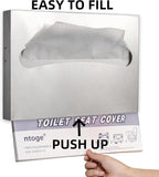 Toilet Seat Cover Dispenser, Commercial Stainless Steel Brushed Toilet Seat - Image 5
