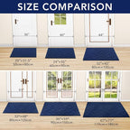hicorfe Indoor Doormat, Front Back Door Mat Rubber Backing Non Slip Door Mats - Image 5