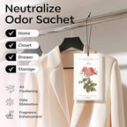 12 Pcs Rose Sachets Long Lasting Air Freshener Fragrance Potpourri Bags Odor - Image 2