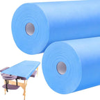 Tudomro 2 Roll Disposable Non Woven Bed Sheets 24 x 71 Inch Massage Table Paper by Tudomro