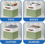 Temary Fabric Storage Bin 11x11 Cube Storage Bins - Image 4