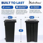27 Gallon Step-On Trash Can/Container, Hands-Free Disposal - Image 7