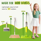 Kids Cleaning Toy Set, Mini Spray Mop Montessori Toys Pretend Play Cleaning Tool - Image 3
