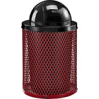 Global Industrial 36 Gallon Outdoor Steel Trash Can by GlobalIndustrial