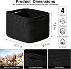 Small Storage Baskets for Organizing Shelves, Cotton Rope Basket for Storage - Image 2