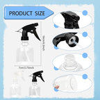20 Pcs Empty Plastic Spray Bottle 8 OZ Reusable Clear Liquid Container - Image 2