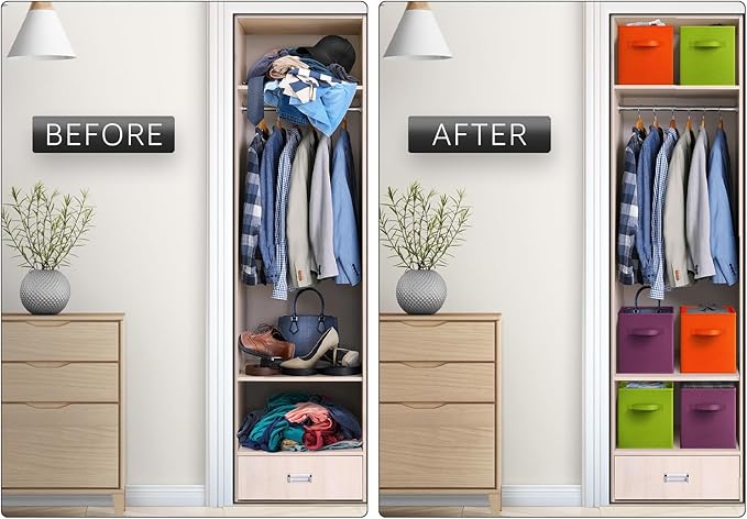 Sorbus Fabric Storage Cubes - Image 6