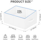 DIMJ Large Closet Shelf Organizer Bins 6 Packs - Image 2
