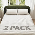 OhGeni 100% Waterproof Twin-2 Pack Mattress Protector, Fitted Sheet by OhGeni