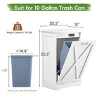 Betterhood Tilt Out Trash Can Cabinet, Hidden Trash Bin - Image 2
