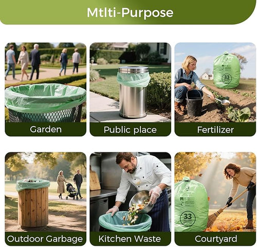 30-33 Gallon Compostable Trash Bags - Image 2