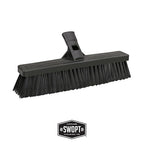 SWOPT Angled Broom Head + Push Broom Head + 17” Steel Dustpan – Multi-Surface - Image 3