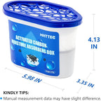 Moisture Absorbers Boxes with Activated Charcoal 4 Pack 245g Dehumidifiers - Image 2
