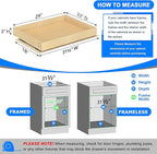 WelFurGeer Soft Close Pull Out Cabinet Organizer, Cabinet Roll Out Drawers - Image 3
