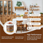 Walnut Wood Filler, Walnut Wood Putty, Paintable Stainable Wood Repair Putty - Image 2